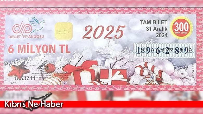 Devlet Piyangosu’ndan 6 Milyon TL kazanan talihli ikramiyesini aldı…