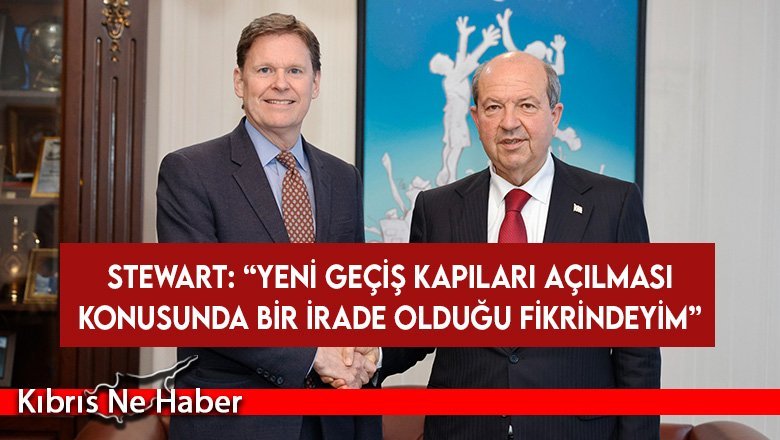 Cumhurbaşkanı Tatar, BMBG Misyon Şefi Stewart’la görüştü