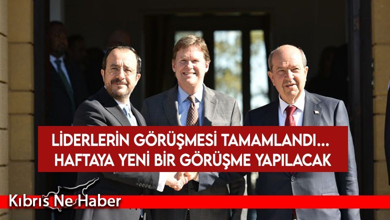 Liderlerin görüşmesi tamamlandı… Haftaya yeni bir görüşme yapılacak