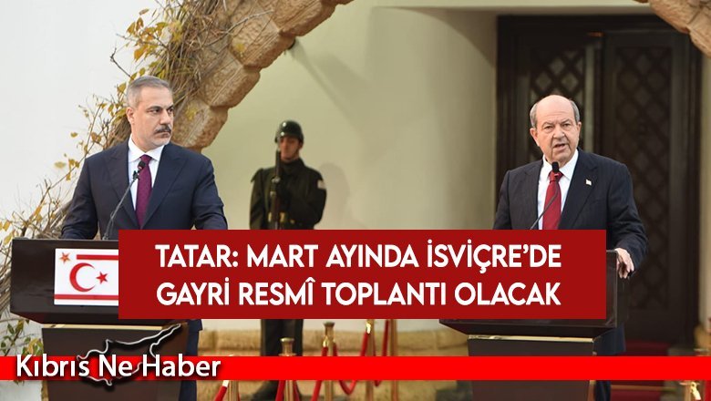 Cumhurbaşkanı Tatar ile Türkiye Dışişleri Bakanı Fidan basın toplantısı düzenledi