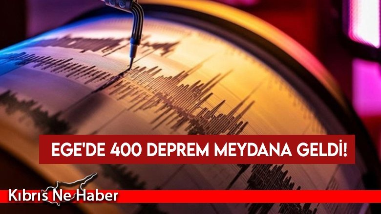 AFAD: Ege Denizi'nde meydana gelen deprem sayısı 400'ün üzerine çıktı
