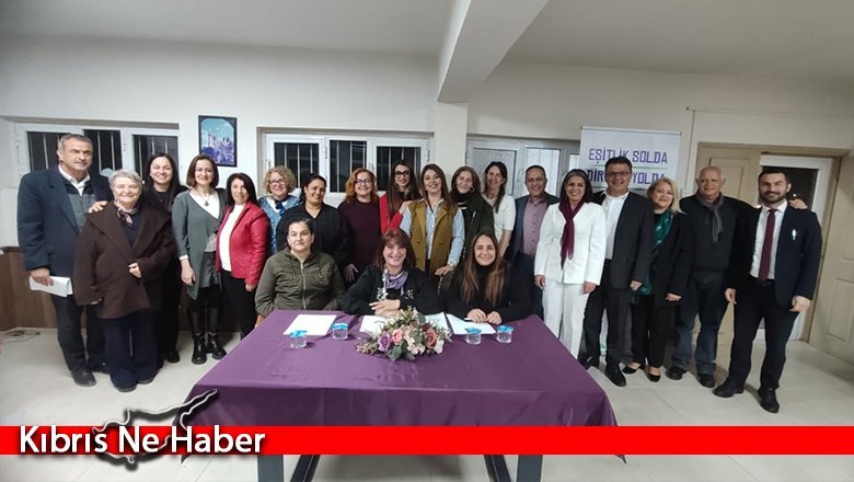 CTP Kadın Örgütü Mağusa İlçe Kongresi yapıldı: Yeni Başkan Asya İlktaç