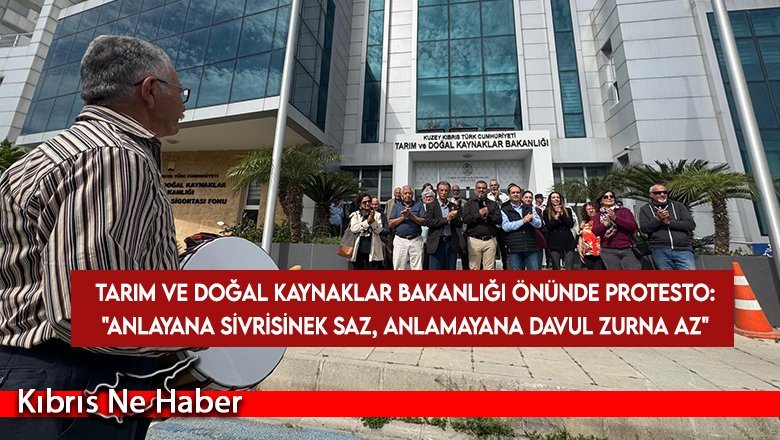Çevre Platformu, Tarım ve Doğal Kaynaklar Bakanlığı önünde protesto eylemi gerçekleştirdi