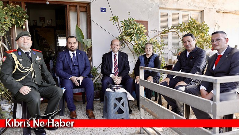 Cumhurbaşkanı Ersin Tatar, TMT mücahidi, KTBK gazi ve şehit yakınlarını ziyaret etti