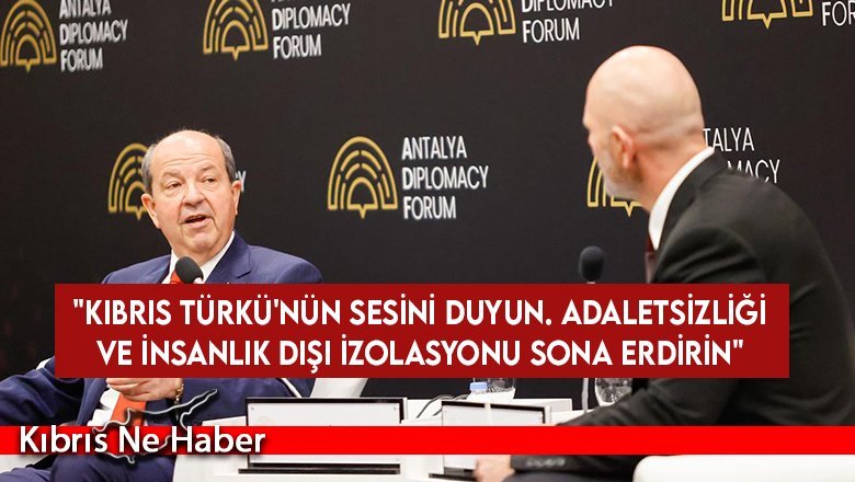 Tatar'dan uluslararası topluma çağrı: Kıbrıs Türkü'nün sesini duyun. Adaletsizliği ve insanlık dışı izolasyonu sona erdirin