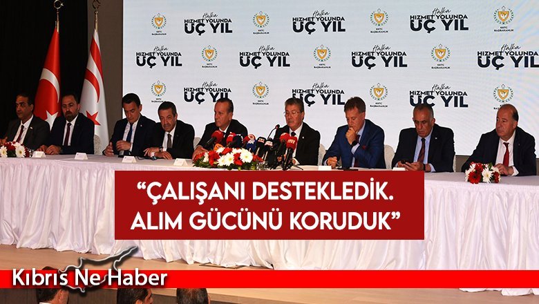 Başbakan Üstel: Bu üç yıl, bir iradenin, kararlılığın ve vizyonun göstergesidir