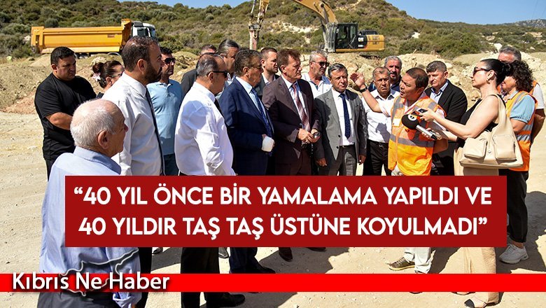 Başbakan Ünal Üstel Kayalar ayrımı-Sadrazamköy yolunda incelemelerde bulundu