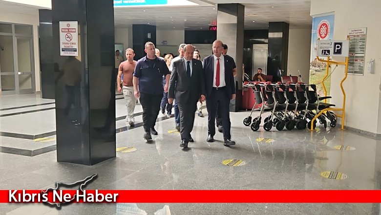 Cumhurbaşkanı Tatar, kazada yaralanan öğrencileri ziyaret etti