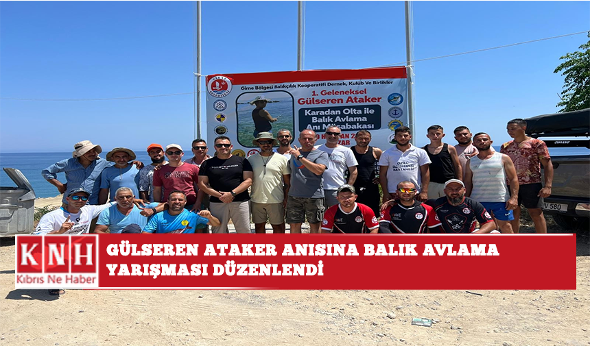 Gülseren Ataker anısına balık avlama yarışması düzenlendi