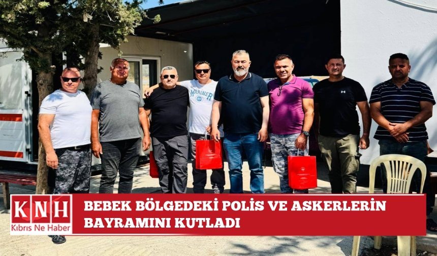 Başkan Bülent Bebek bölgedeki polis ve askerlerin bayramlarını kutladı
