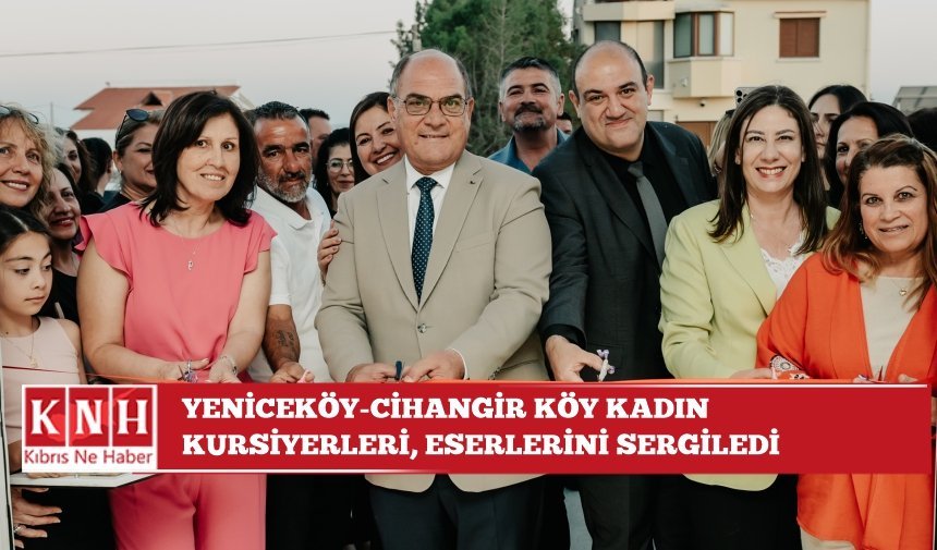 Yeniceköy-Cihangir Köy Kadın kursiyerleri, eserlerini sergiledi
