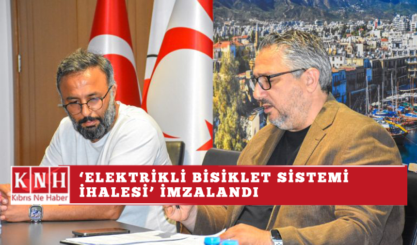 ‘Elektrikli Bisiklet Sistemi İhalesi’ İmzalandı