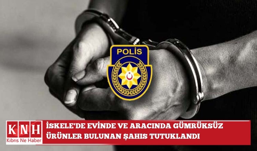Evinde ve aracında gümrüksüz ürünler bulunan şahıs tutuklandı