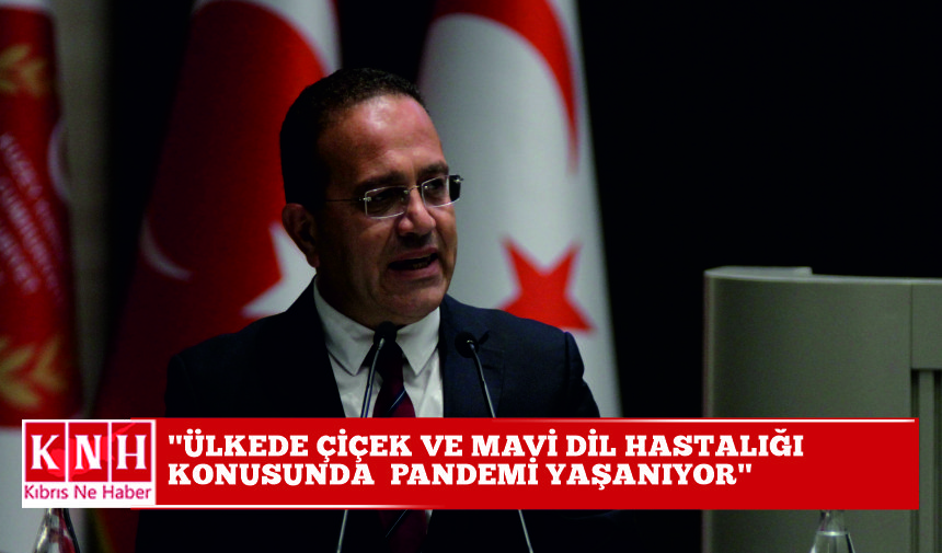 Şahali: "Ülkede çiçek ve mavi dil hastalığı konusunda  pandemi yaşanıyor"