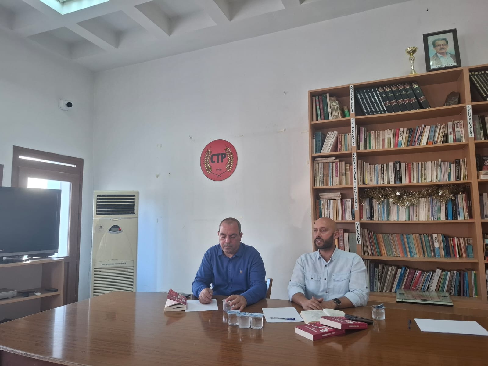 Başaran Düzgün’ün romanları Lefke ve Güzelyurt’ta tanıtıldı