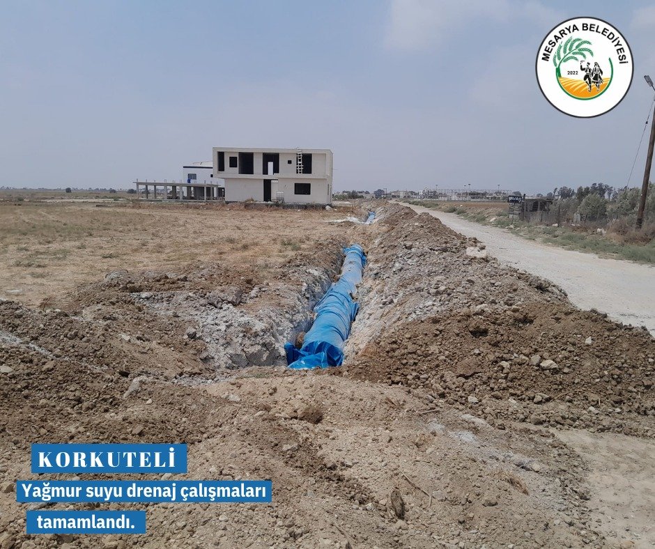 Korkuteli’nde yağmur suyu drenaj çalışmaları tamamlandı