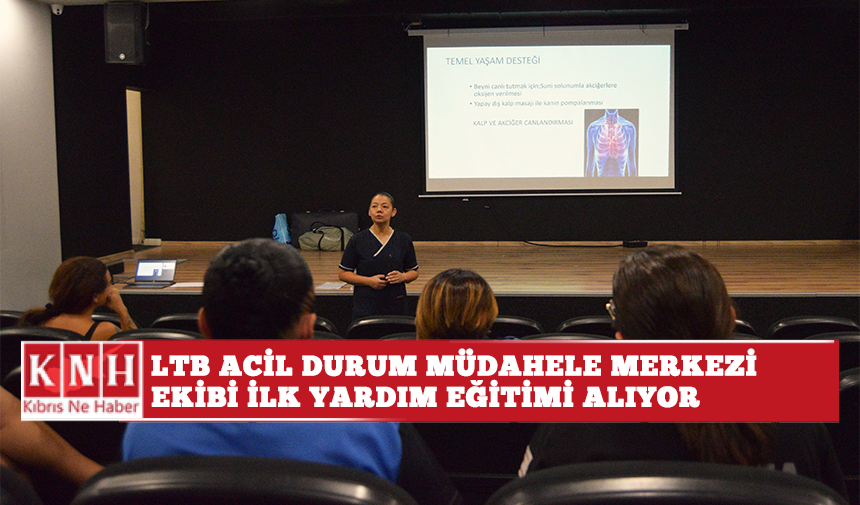 LTB Acil Durum Müdahale Merkezi ekibi ilk yardım eğitimi alıyor
