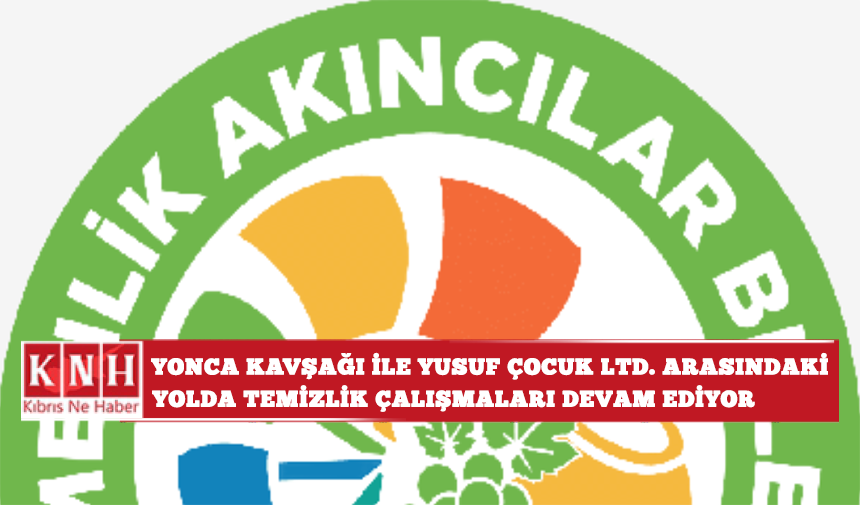Yonca Kavşağı ile Yusuf Çocuk Ltd. arasındaki yolda temizlik çalışmaları devam ediyor