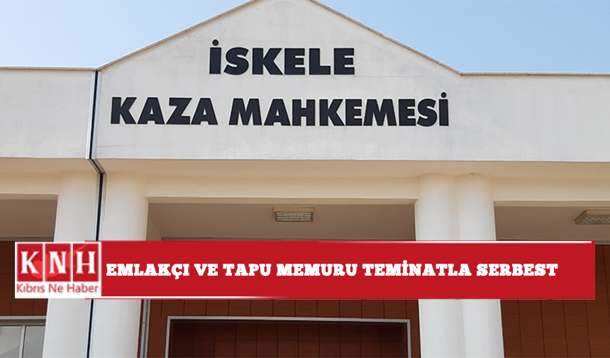 Emlakçı ve tapu memuru teminatla serbest