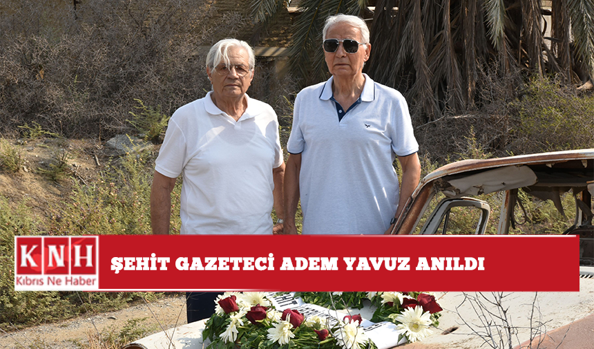 Şehit gazeteci Adem Yavuz anıldı