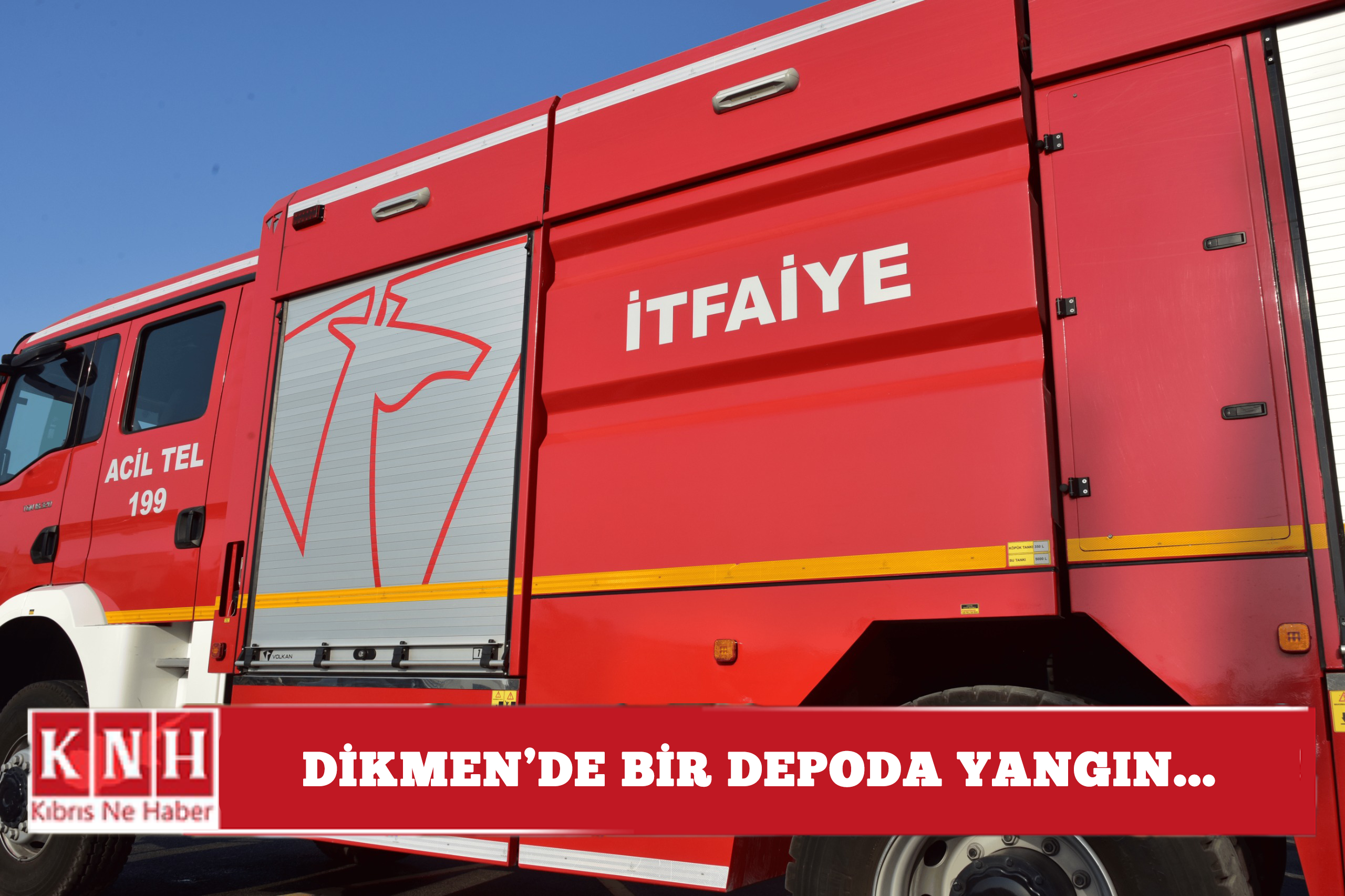 Dikmen’de bir depoda yangın…