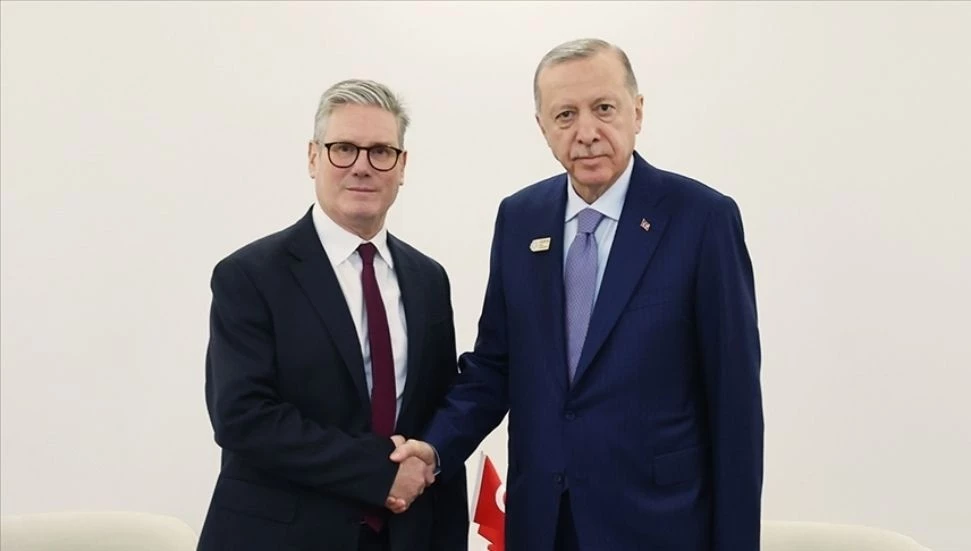 Erdoğan ile Starmer, Gazze krizini görüştü