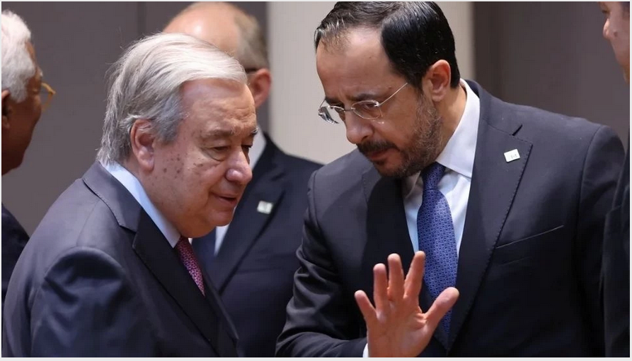 Hristodulidis, Guterres’in açıklamalarından memnun: Hedef müzakerelerin yeniden başlaması!