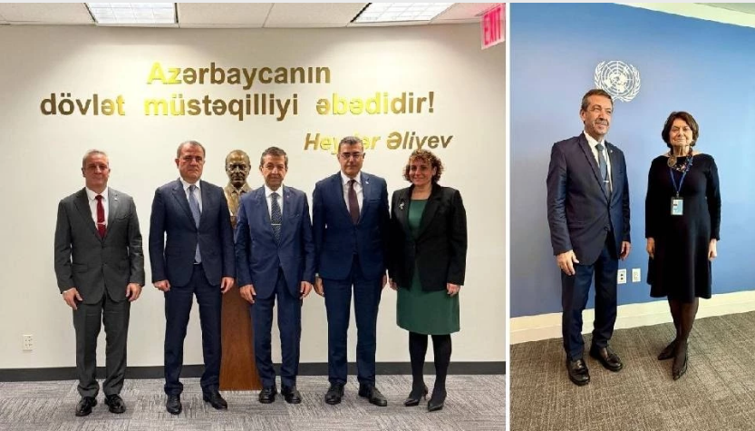Tahsin Ertuğruloğlu, New York'ta DiCarlo ve Bayramov ile görüştü