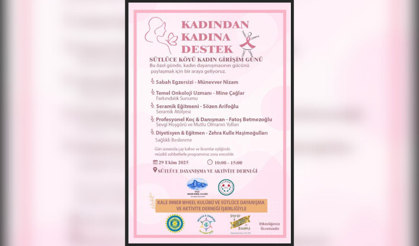 Sütlüce Dayanışma ve Aktivite Derneği’nden Kadın Girişim Günü