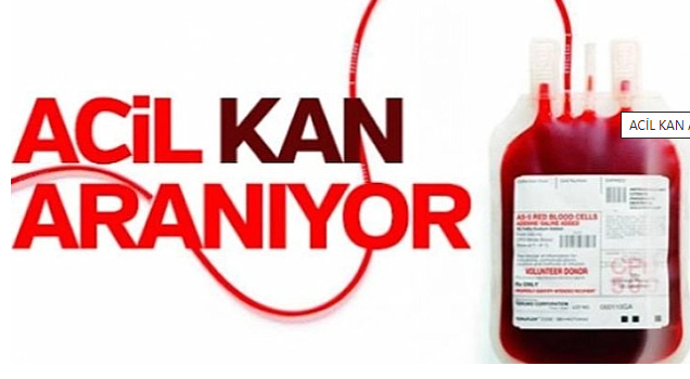 A Rh + pozitif veya A Rh - negatif kan aranıyor!
