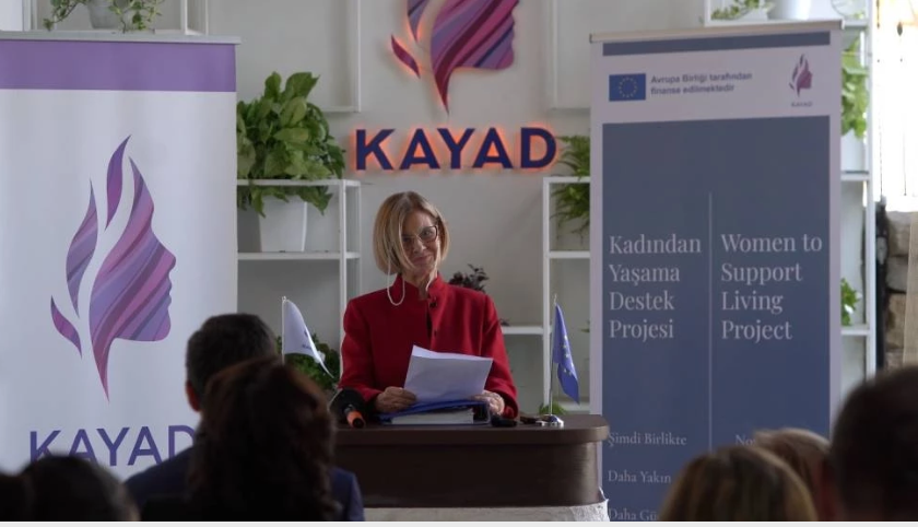 KAYAD'ın “Kadından Yaşama Destek Projesi” tanıtıldı