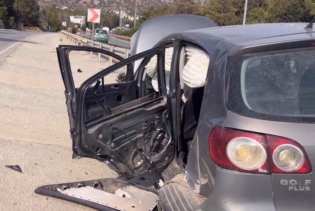 Trafik kazasında 27 yaşındaki Bağcı ağır yaralandı