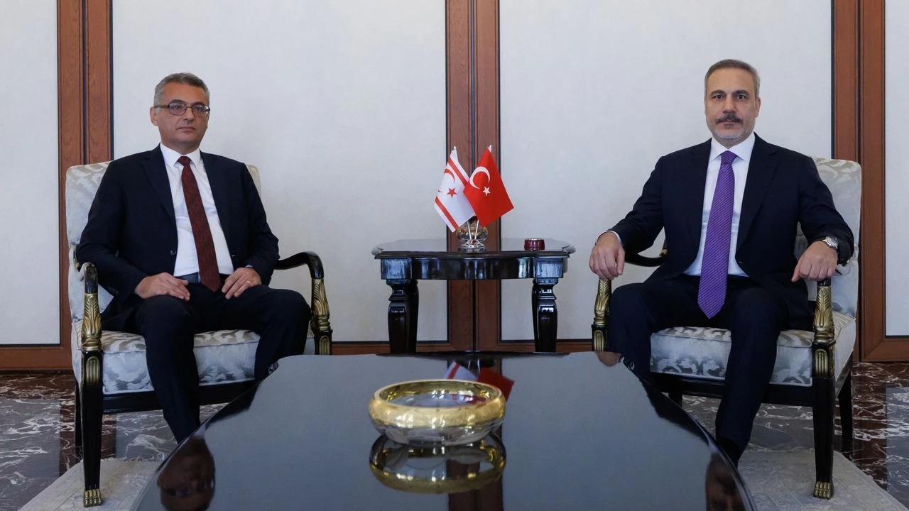 Cumhurbaşkanı Erhürman, Ankara'da Fidan ile görüştü