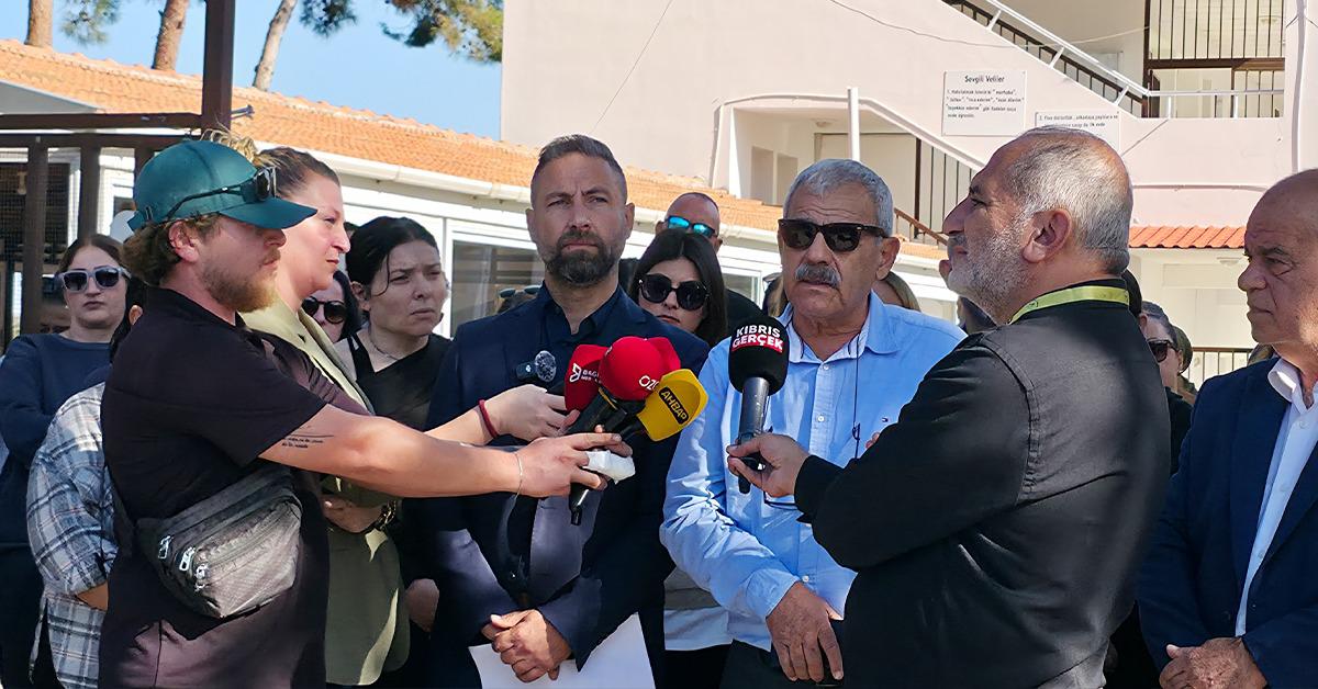 KTÖS, Lefke İstiklal İlkokulu’nda eylem yaptı
