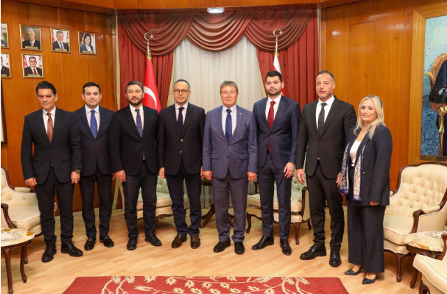 Başbakan Ünal Üstel, TÜRKPA Heyetini Kabul Etti