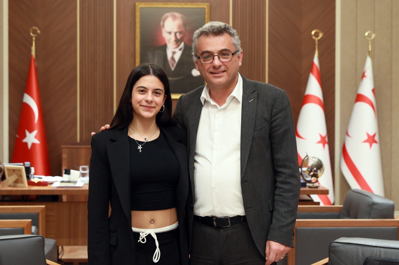 Cumhurbaşkani Erhürman, Elis Sermaye’yi kabul etti