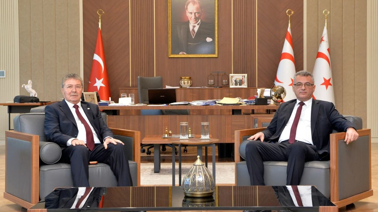 Cumhurbaşkanı Erhürman, Başbakan Üstel’i kabul etti