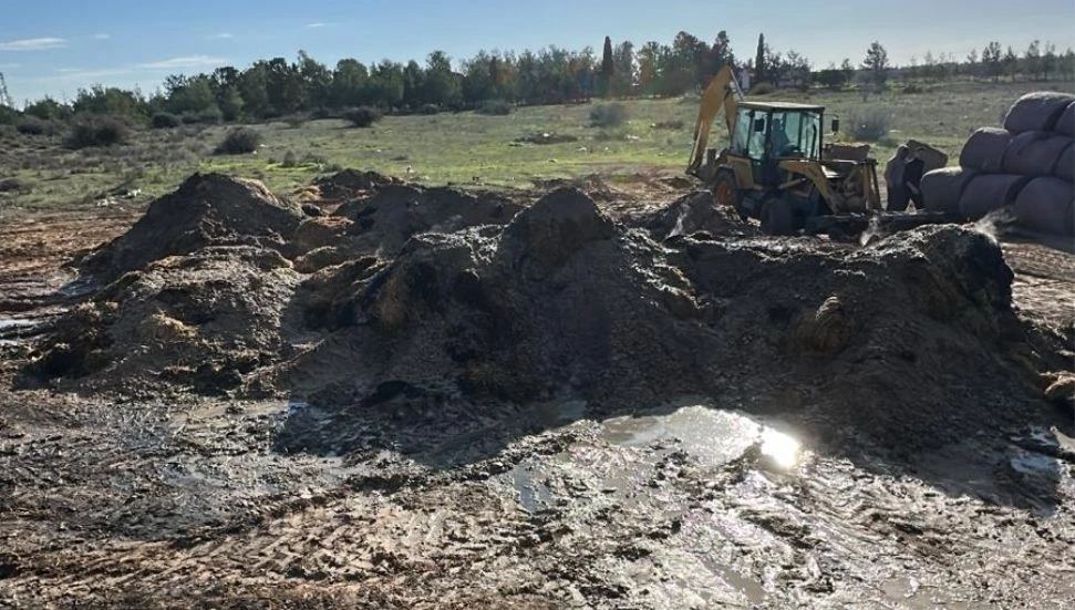 Alayköy Ağıllar Bölgesi’nde ağılda yangın