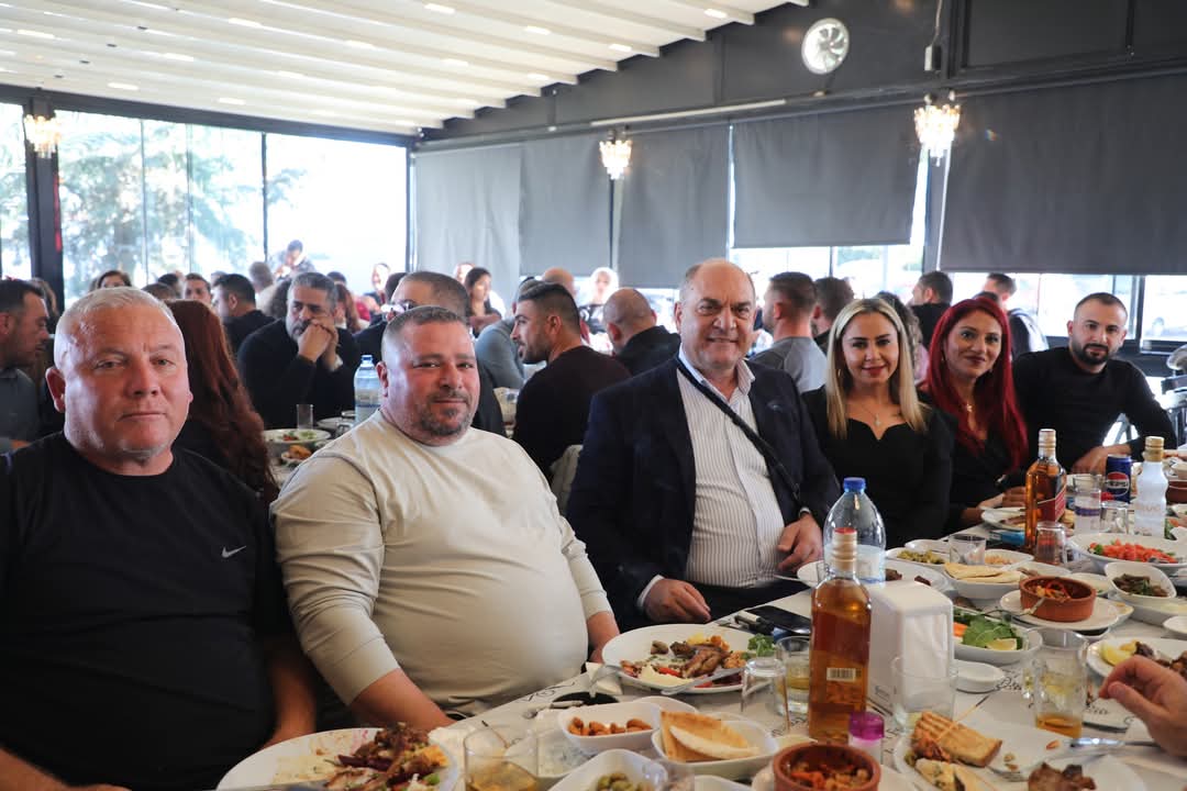 DAB personeli, yeni yıl yemeğinde buluştu