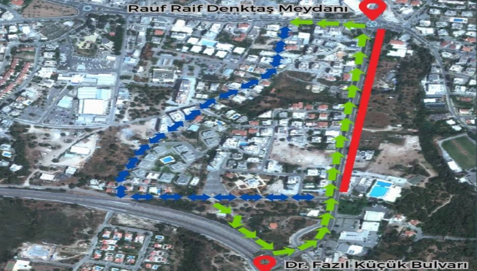 Girne Belediyesi’nden Ecevit Caddesi uyarısı: Yol akşam saatlerinde trafiğe kapatılacak