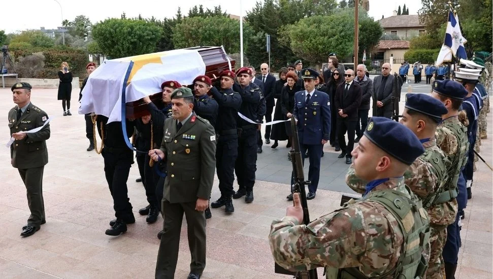 Yorgos Vasiliu Lefkoşa’da son yolculuğuna uğurlandı