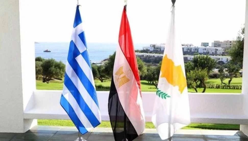 Erdoğan’ın Mısır ziyareti öncesinde Güney Kıbrıs, Yunanistan ve Mısır üçlü zirvede bir araya geldi