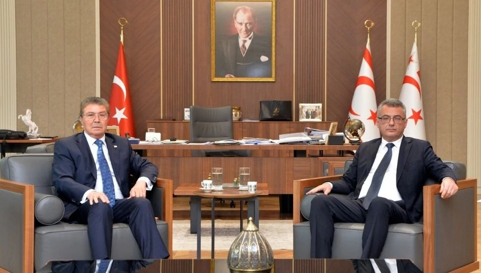 Cumhurbaşkanı Erhürman, Başbakan Üstel’i kabul etti