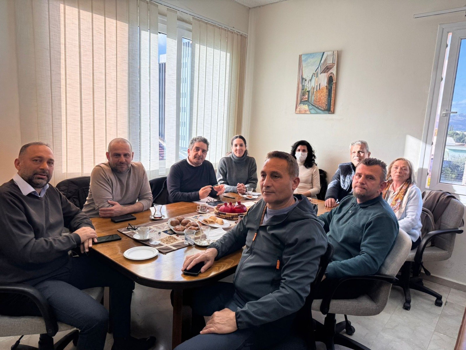 CTP Eğitim Komitesi KTOEÖS’ü ziyaret etti: Temel hedef adil, planlı, laik ve nitelikli eğitim