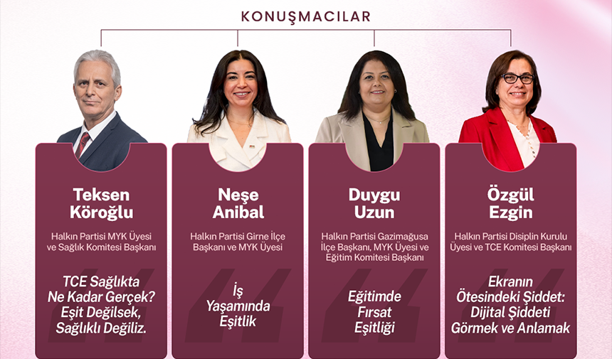 HP 8 Mart için panel düzenliyor