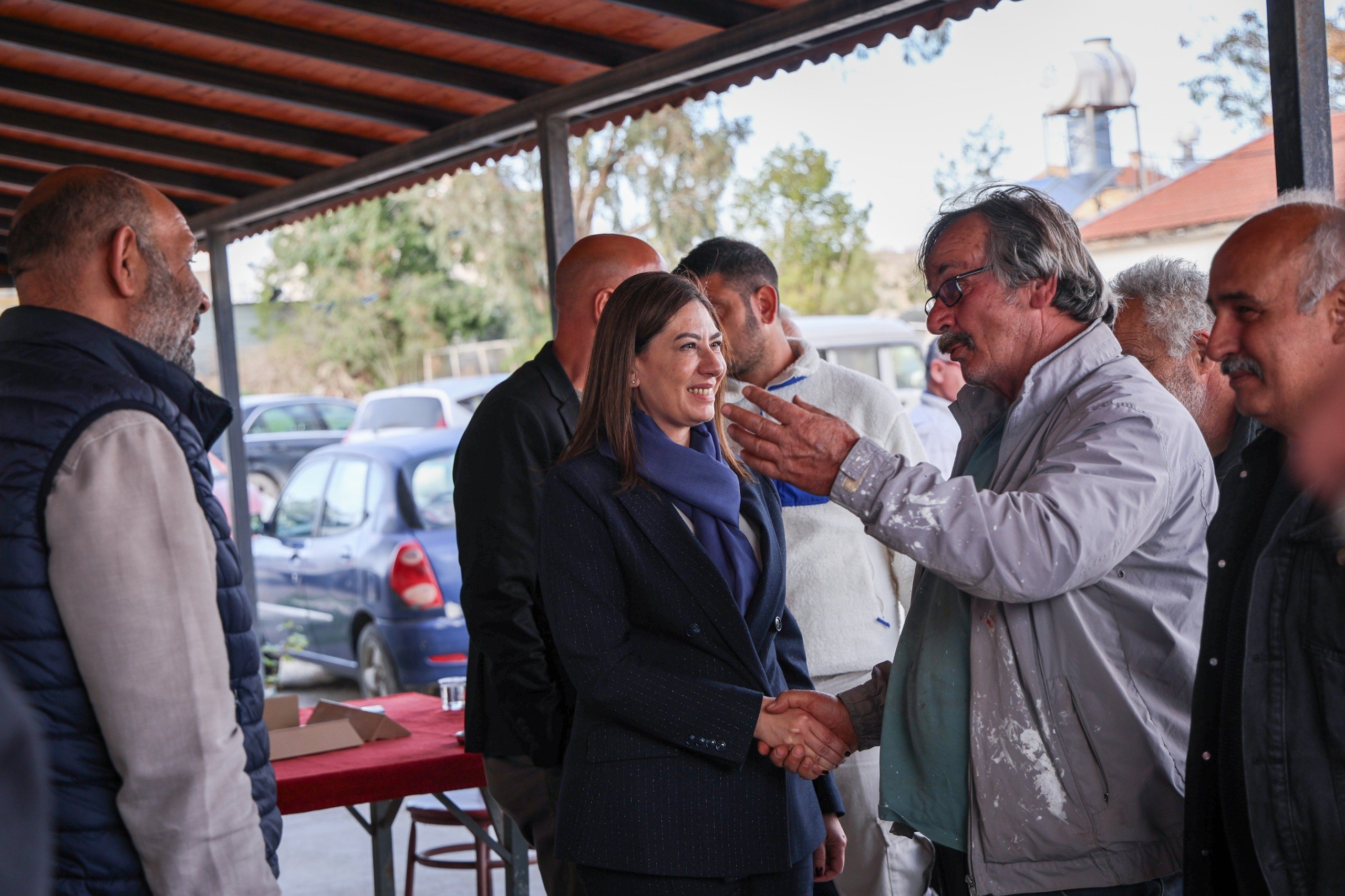 CTP, İskele’de vatandaşla bir araya geldi