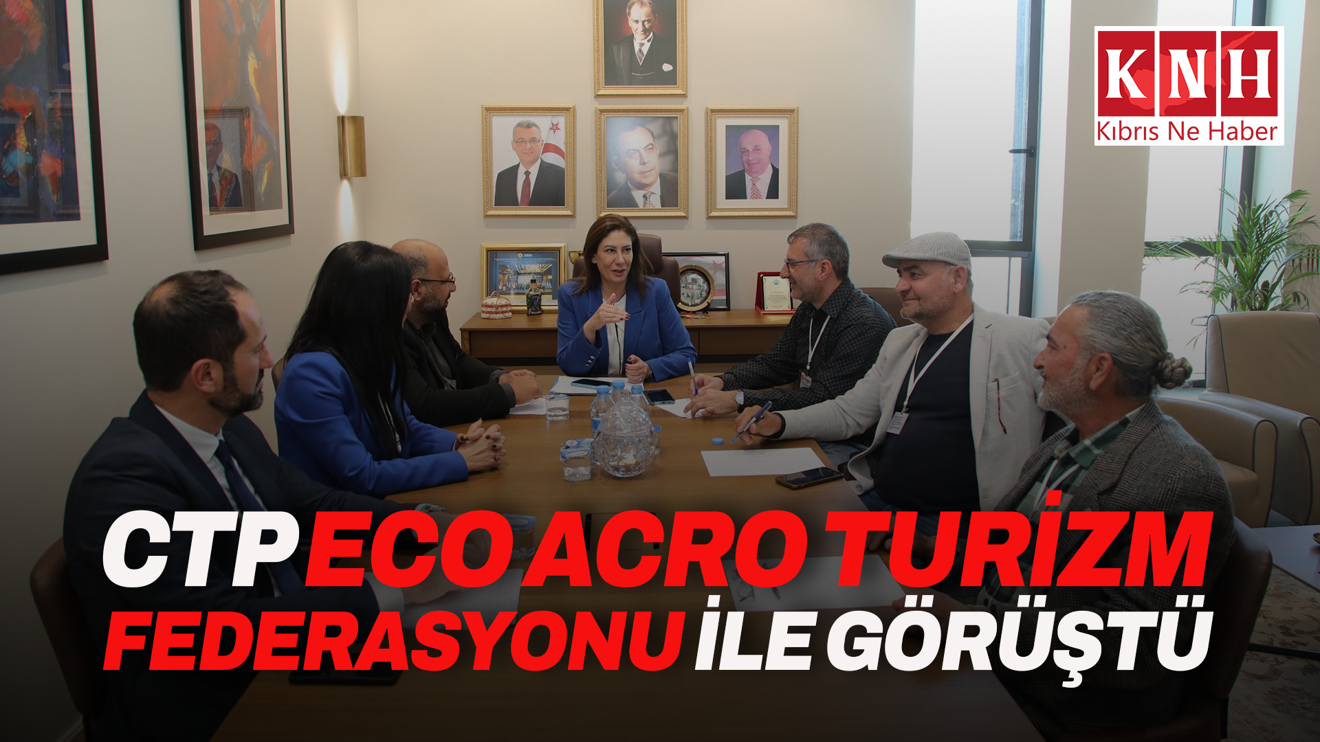 CTP, Kıbrıs Eco Agro Turizm Federasyonu’nu ile görüştü