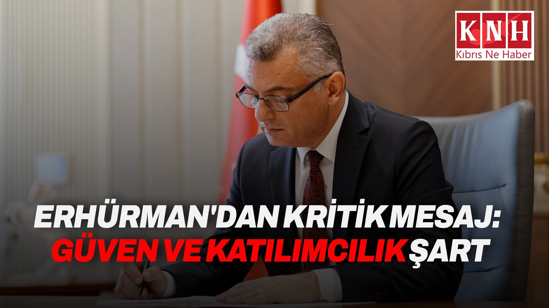 Cumhurbaşkanı Tufan Erhürman'dan "güven, katılımcılık ve kapsayıcılık" vurgusu