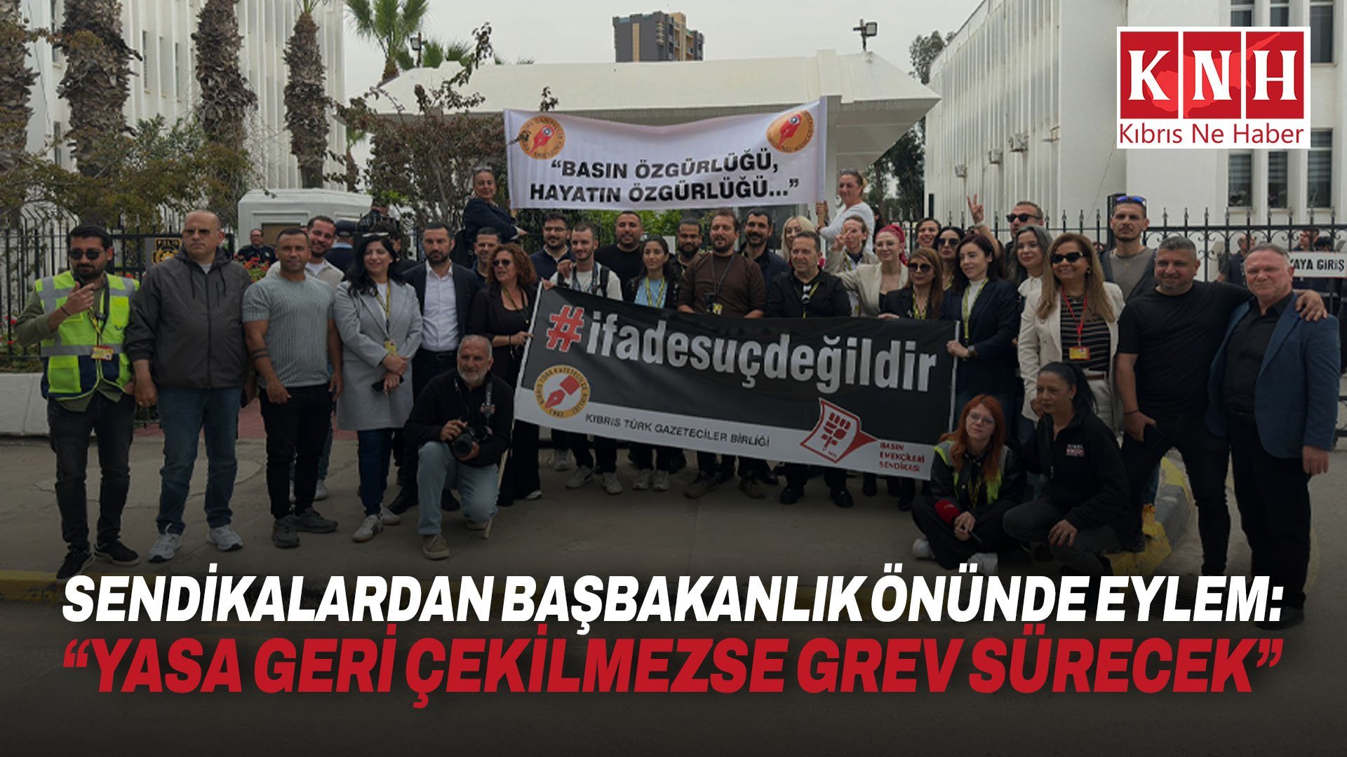 Sendikalardan Başbakanlık önünde eylem: “Yasa geri çekilmezse grev sürecek”