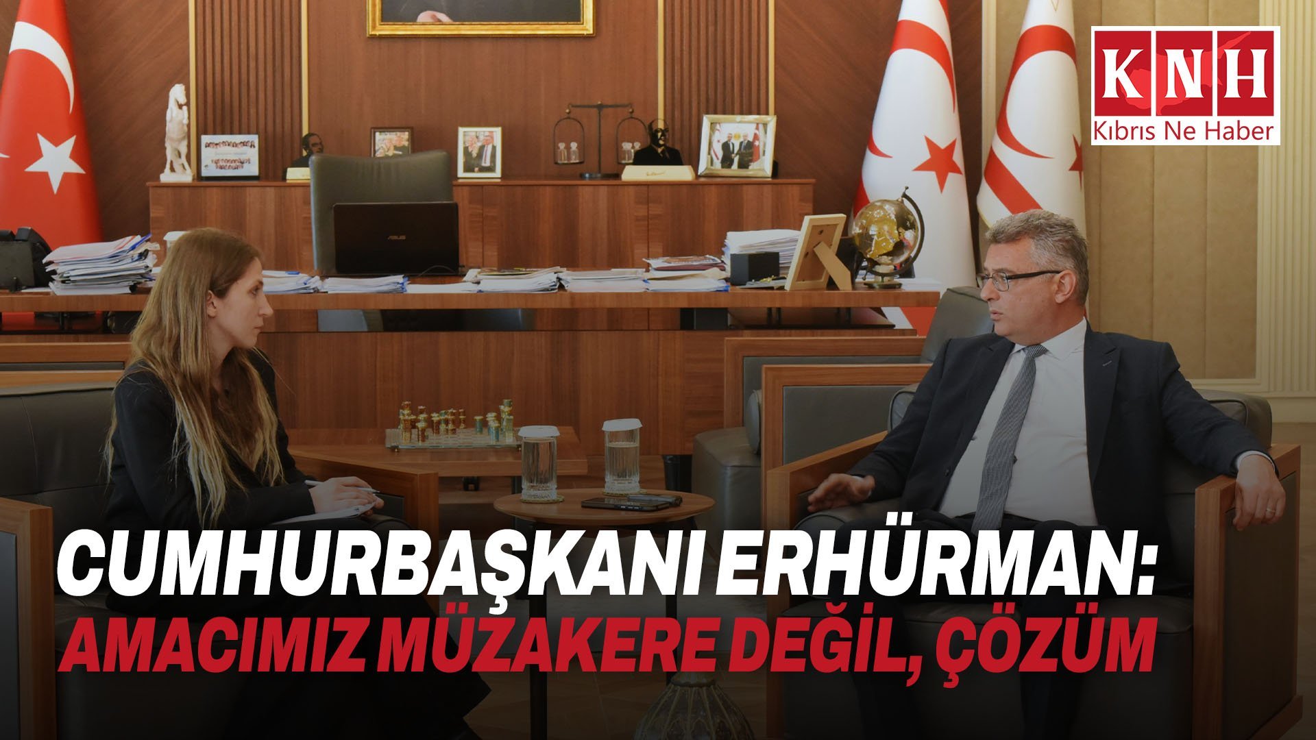 Cumhurbaşkanı Erhürman: Amacımız müzakere değil, çözüm